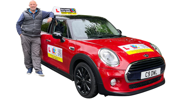 Dave Langridge's driving school car